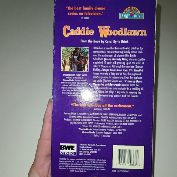 💥5 for 25💥 Caddie Woodlawn Movie Directed by Giles Walker - Picture 5 of 6